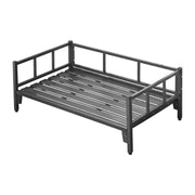 Dog Bed with Rails, Pet Supplies, Non-Slip Feet, Adjustable Height, Breathable,