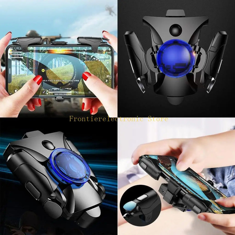 For PUBG Mobile Phone Controller Auto High Frequency Click Gaming Triggers Gamepad Joystick for Cell Phones Accessories
