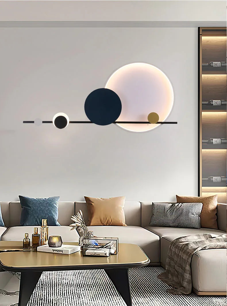 Modern Art Deco LED Wall Lamp 3000K Hotel Hall Foyer Restaurant Lighting Sconce Stairs Aisle Corridor Atmosphere Dropshipping