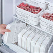 White Fresh Box Kitchen Storage Refrigerator Food Storage Containers Kitchen Storage Food Sealed Organizer Kitchen Supplies 2024