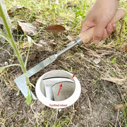 Crack Weeder Crevice Weeding Tool Stainless Steel Manual Weeder Beech Handle Gardening Tool