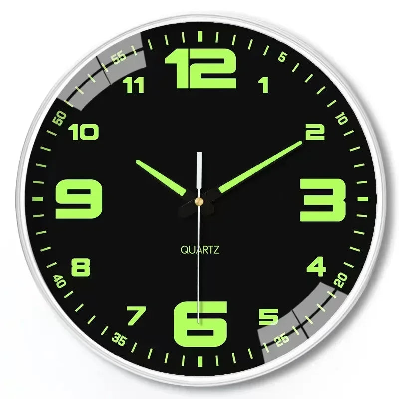 living room wall clock light luxury modern simple quartz clock hanging wall  household clock free punching atmosphere quiet