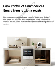 Xiaomi Smart Home Panel 3.23" Touch Screen Switch Central Control Screen Built in Bluetooth Mesh Gateway Works with Mihome App