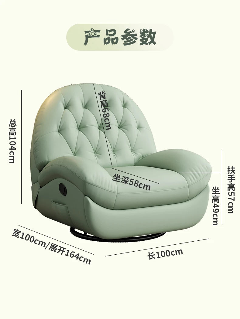 Lazy Single Living Room Sofas Modern Armrest Modern Reading Living Room Reclining Wall Muebles Para El Hogar Home Furniture