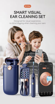 Upgraded Smart Visual Ear Wax Cleaner With Camera 800W HD Endoscope Multi-Functional Visual Ear Cleaning Tool Includes Storage