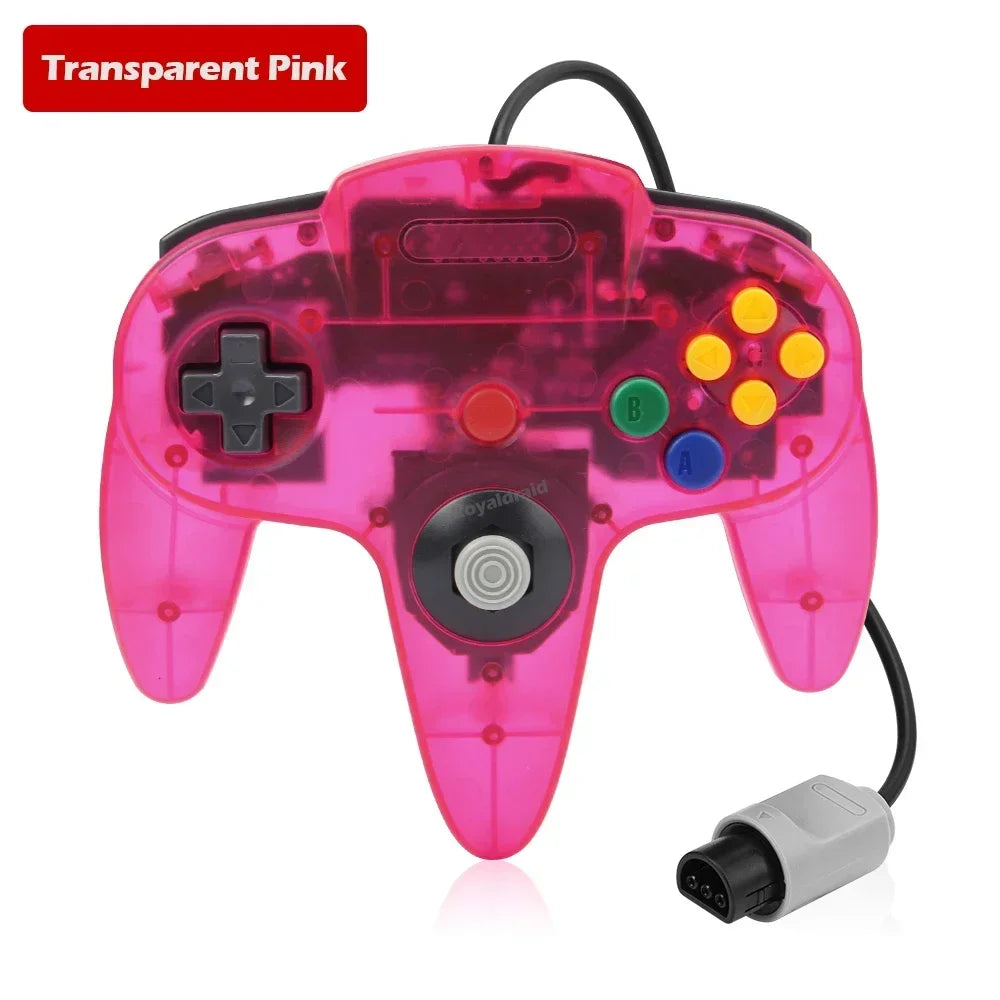 NEW Wired Gamepad for N64 Console Controller for N64 Classic Joystick for Retro Game Console Controller for N64 Gaming Accessor