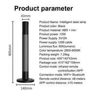 Smart Reading Table Lamp Tuya RGB Atmosphere Lamp Bedside Night Light Remote Control Voice Desk Lamp for Bedroom Study Decorate