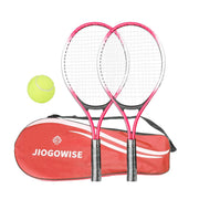 2pcs Tennis Rackets Included Tennis Bag And Tennis Sports Exercise Racquet Set Youth Games Outdoor,Suitable for Beginner