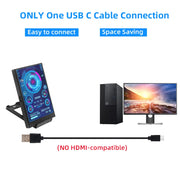 3.5 Inch IPS Type C Secondary Screen for Computer CPU GPU RAM HDD Display 320*480 USB LCD Monitor Freely AIDA64 Windows 10 11