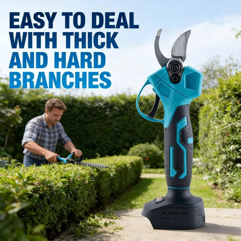 30mm Cordless Brushless Electric Pruning Shears Tree Bonsai Trimming Tool Branch Cutting Electric Tool For Makita 18V Battery