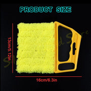 Silicone World Shutter Cleaning Brush Detachable Wash Vent Blinds Cleaner Cloth Air Conditioning Curtain Household Cleaning Tool