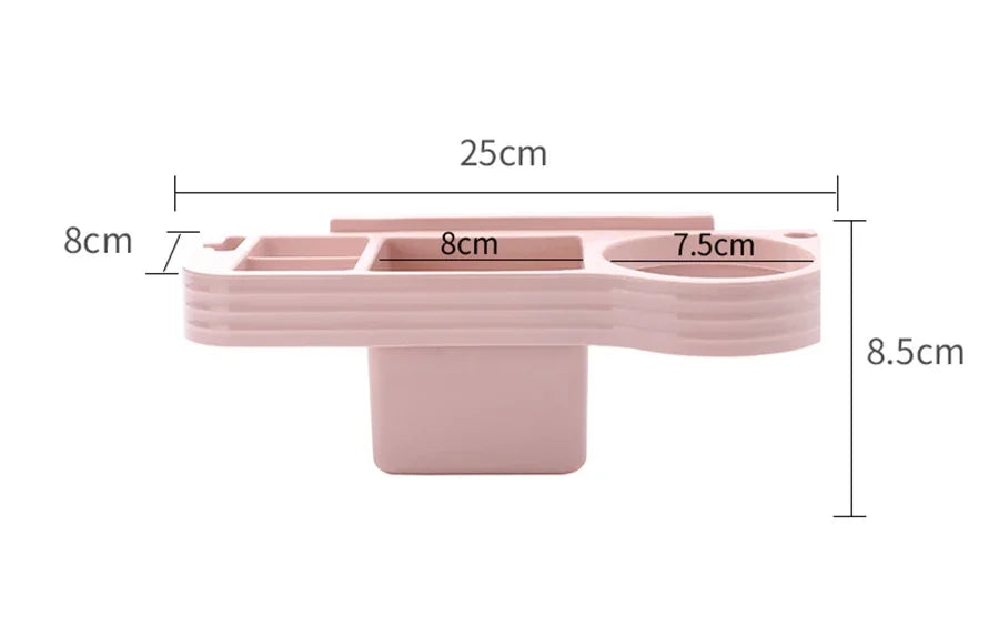 Home Accessory Set Storage Shelf, Holder for Storing Hair Dryer, Curling Iron, Bathroom Organizer