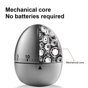 Kitchen Timers for Cooking, Chef Cooking Timer Clock with Loud Alarm,100% Mechanical Desk Timer - No Batteries Required