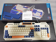 Gaming Keyboard Spanish Russian Arabic Keyboard 100% Layout RGB Backlight Gamer Keyboard Volume Knob Wired K90 104 Keys Hand Sup