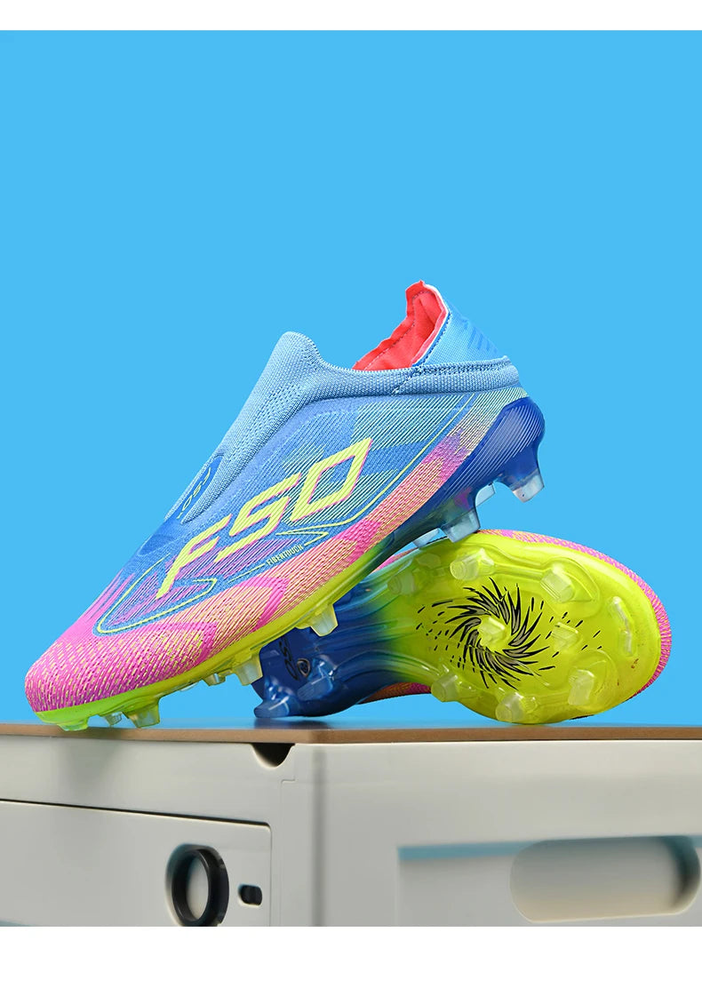 Men Women Soccer Shoes Society Professional Ultralight Cleats Indoor Football Shoes Training Outdoor Football Boots Resistant