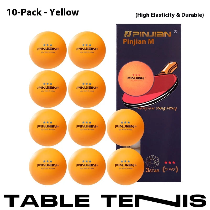 6-Pack 10-Pack 60-Pack Professional Table Tennis Balls for Training And Competition Indoor & Outdoor Sports Equipment