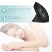 Wireless Bluetooth Vertical Mouse 800/1200/1600 DPI 6 Button Personalised Side Grip Ergonomic 2.4G Mute Gaming PC Computer Mouse
