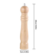 Kitchen Essential Wood Pepper Mill,Adjustable Grinder for Fresh Flavor,CeramicMechanism,Perfect Housewarming or Host Gift,3Sizes