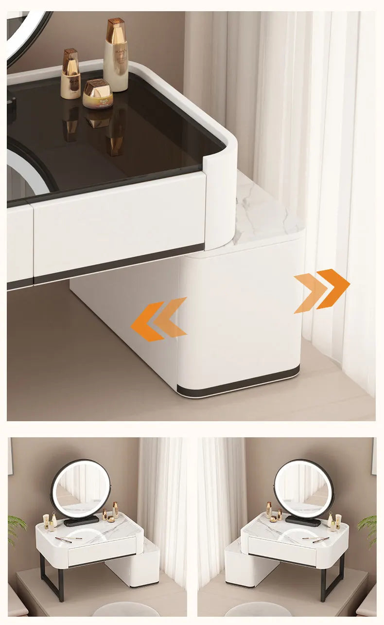 Organiser Ornaments Dressing Table Luxury Makeup Style Shelf Dressing Table Design Storage Tocador De Maquillaje Home Furniture