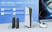 2025 New Vertical Stand for PS5 Consoles Playstation 5 Slim Base Accessories for PS5 Pro Console Disc and Digital