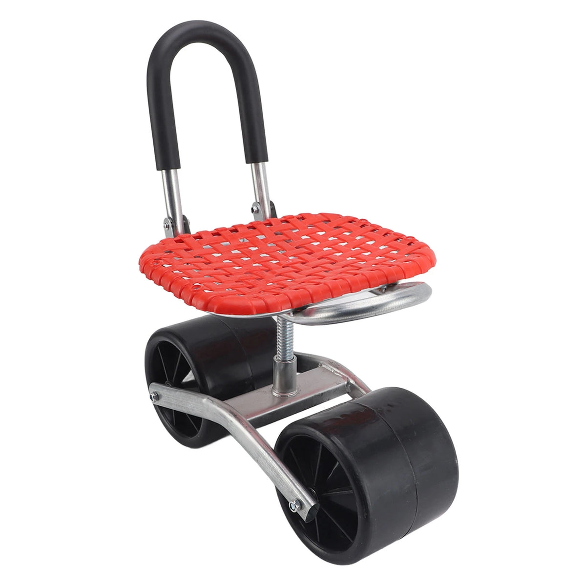 Garden Seat Cart Increase Efficiency Garden Rolling Work Seat Iron Labor Saving  Adjustable for Farm