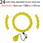 Smart sport hoop Weighted Exercise Hoops for Adults Easy Detachable Design with Adjustable Weight, Fitness Gym Equipment for Hom