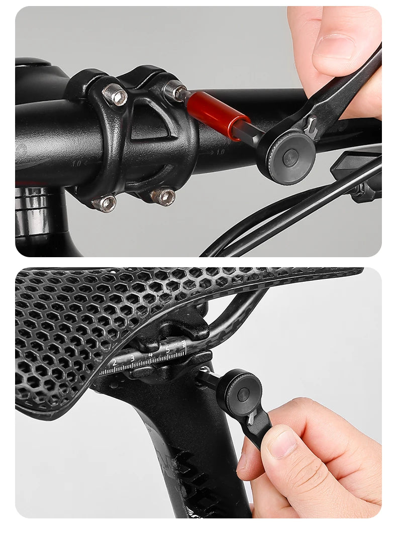 12-In-1 Bicycle Multitool Bike Ratchet Wrench Set Two-Way MTB Bike Hand Allen Key Tools Quick Release Ratchet Wrench Gadgets