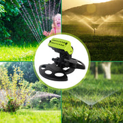 Garden Sprinkler 180° Rotating Adjustable Large Coverage Lawn Sprinkler Irrigation System Water Sprayer Gardening Supplies
