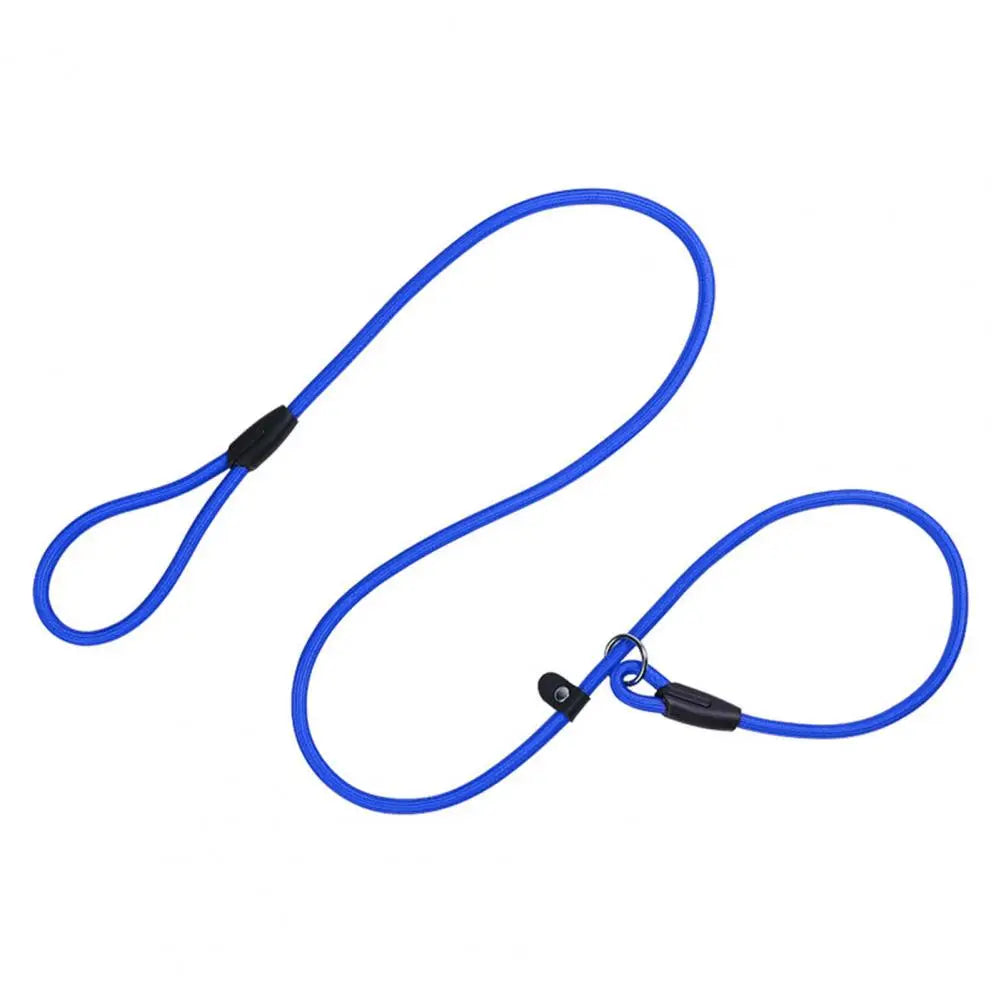 Dog Leash Strong Slip Lead Adjustable Loop High-density Nylon Braided Rope  Training Leash for Large Medium Small Dogs