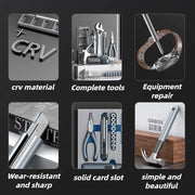 Household Hand Tool Set Multipurpose Maintenance Pliers Wrench Electric Screwdriver Portable Universal Tool Combination