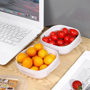 Food Storage Container Rice Fruit Preservation Box Microwave Oven Safe Refrigerator Freezer Fresh Keeping Box For Kitchen
