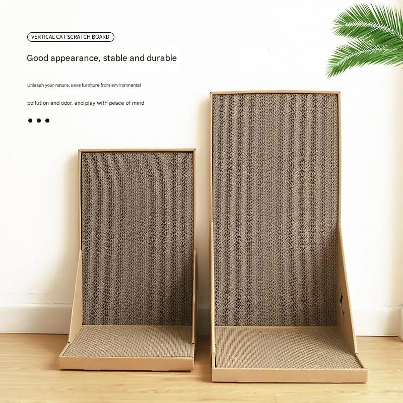 Cat Scratching Post L-shaped Cat scratch Board Wear-resistant Cat Scrapers Furniture Training Grinding Claw Toys Cat Scratcher