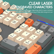 2.4G Wireless Keyboard and Mouse Set Gaming Wireless Keyboard Mouse Combo Wireless Mouse for Laptop Desktop PC Accessories