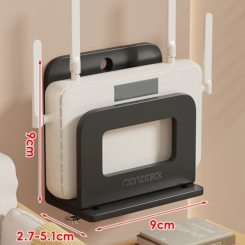 1 Pcs Adjustable Small Device Wall Mount Holder For Router,Modem,TV Box And Other Media Players