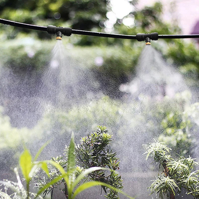 Garden Irrigation Misting System Kit Gardening Farms Public Green Spaces Flexible and Easy To Install Garden Irrigation Solution