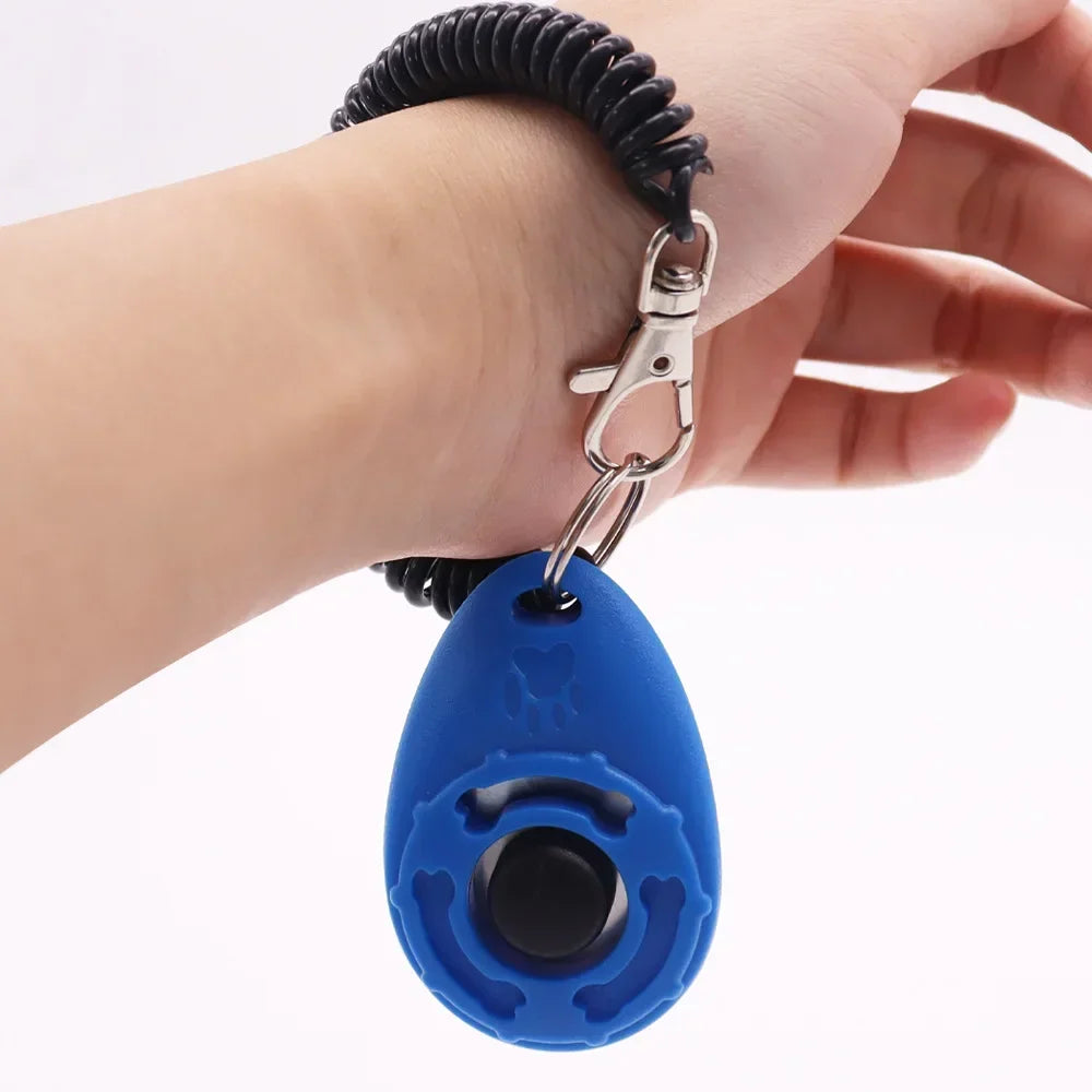 Dog Training Products High Quality Plastic Dog Clicker Sound Stop Barking Training Whistle Training Pet Clicker Tools For Dogs