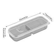 ♥Stackable Food Storage Boxes, Airtight Vegetable/Fruit Keepers for Kitchen Prep & Refrigerator Organization