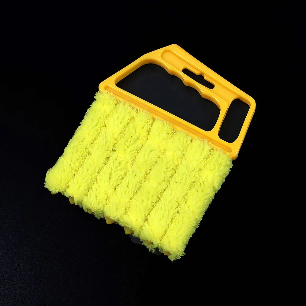 Silicone World Shutter Cleaning Brush Detachable Wash Vent Blinds Cleaner Cloth Air Conditioning Curtain Household Cleaning Tool