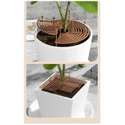 Flower Pot Cover Plant Pot Grid Flower Pot Cover Garden Plant Pot Soil Guard Cover Plant Protector Grid Protection Accessories