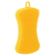 Kitchen Silicone Sponge Dish Washing Scrubber Household Dishes Cleaning Sponge Kitchen Gadgets Brush Accessories