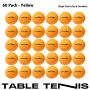 6-Pack 10-Pack 60-Pack Professional Table Tennis Balls for Training And Competition Indoor & Outdoor Sports Equipment