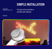 LED Smart Wall Lamp RGBIC Light Bar DIY Atmosphere Night Light APP Music Rhythm TV Backlight Bedroom Game Room Decoration
