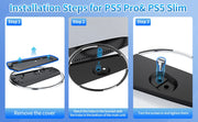 2025 New Vertical Stand for PS5 Consoles Playstation 5 Slim Base Accessories for PS5 Pro Console Disc and Digital