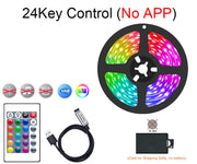 Smart Led Lights Strip TV Smart Bedroom Lighting Bluetooth Usb Led Strip Rgb 5V Adhesive Led Tape 5050 Wall Room Decoration