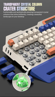 Gaming Keyboard Spanish Russian Arabic Keyboard 100% Layout RGB Backlight Gamer Keyboard Volume Knob Wired K90 104 Keys Hand Sup