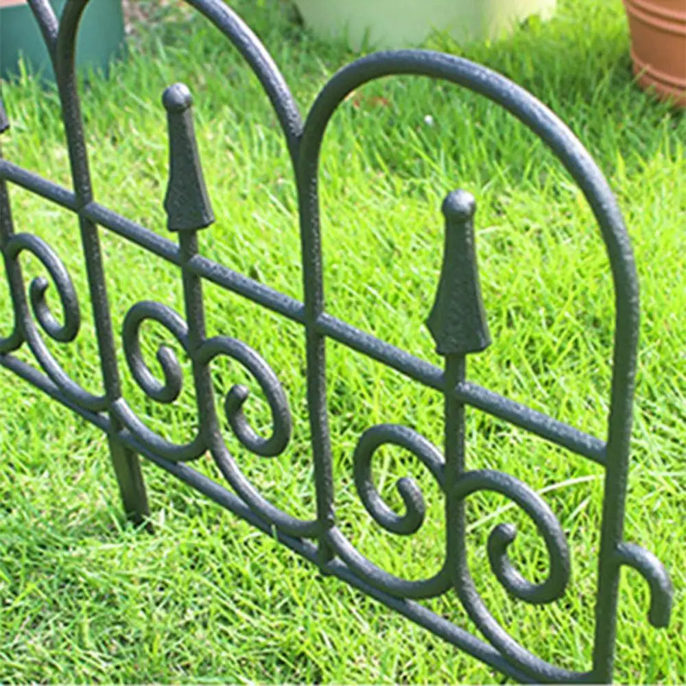 Garden Border Edging Fence 6pcs Garden Fence Panels Flexible Detachable Tree Fence Weatherproof Splicing Fence Landscape Path