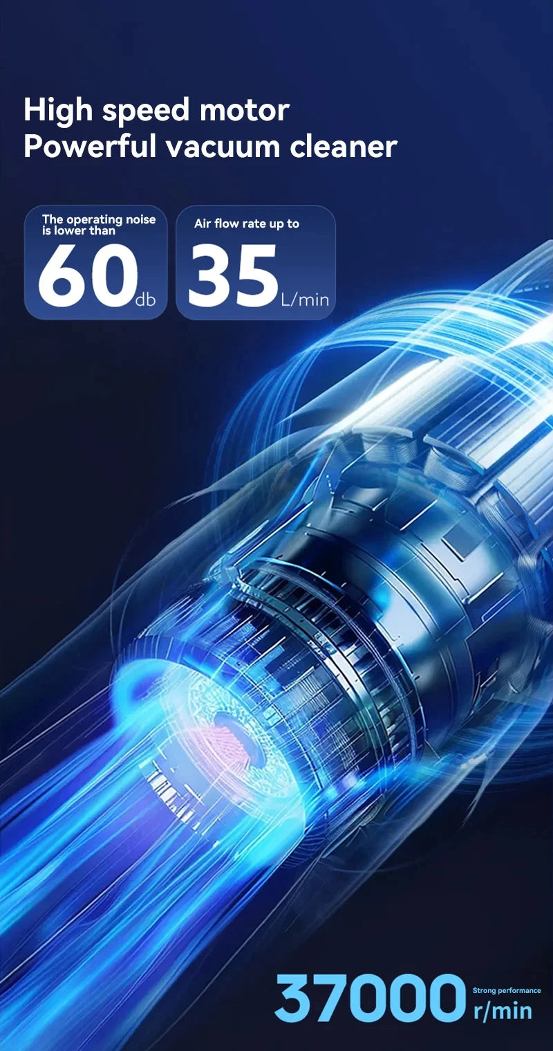 Dust Collector Smart Wireless Portable Vacuum Cleaner Powerful Suction electric Home Cleaning Car Vacuum Cleaner 2025 NEW