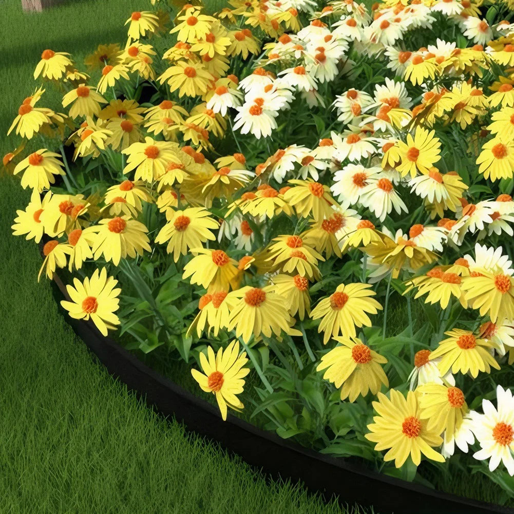 10M Landscape Edging Kit Fixed Garden Barrier Lawn Grass Plastic Edging Border Edging Garden Edging Coil for Lawn Yard Pathway