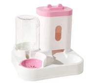 Cat feeder, dog cat basin with water dispenser bowl, dog food automatic circulation, cat food utensils, pet products universal