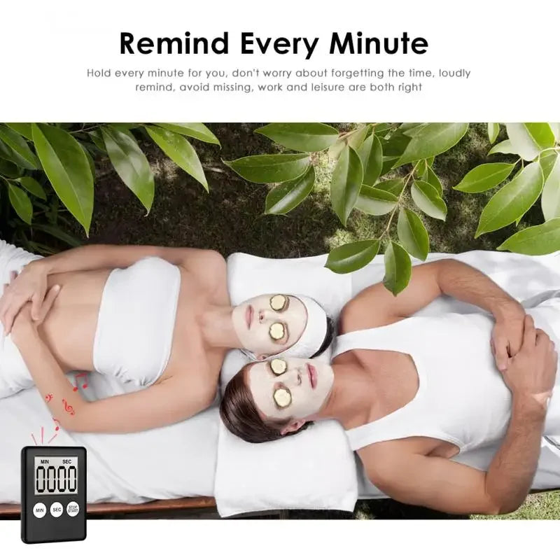 Kitchen Gadget, Electronic LCD Digital Screen Cooking Timer, Count Up Countdown Clock, Alarm Sleep Stopwatch Clocks
